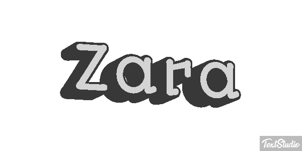 Zara Text effect