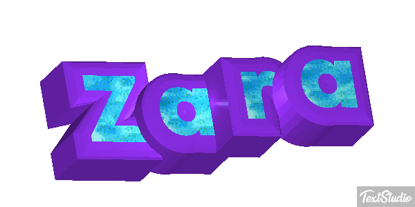 Zara Text effect