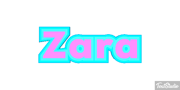 Zara Text effect