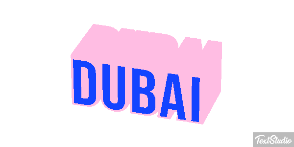 Dubai テキスト効果
