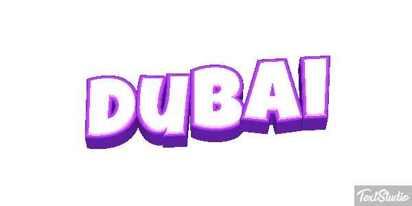 Dubai テキスト効果