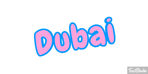 Dubai テキスト効果