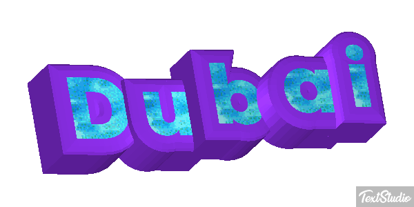 Dubai テキスト効果