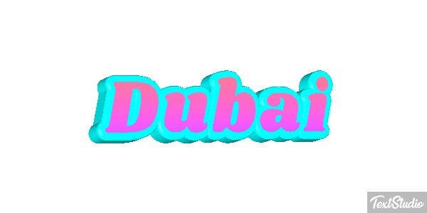 Dubai テキスト効果