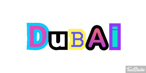 Dubai テキスト効果