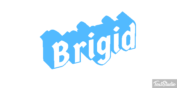 Brigid Text effect