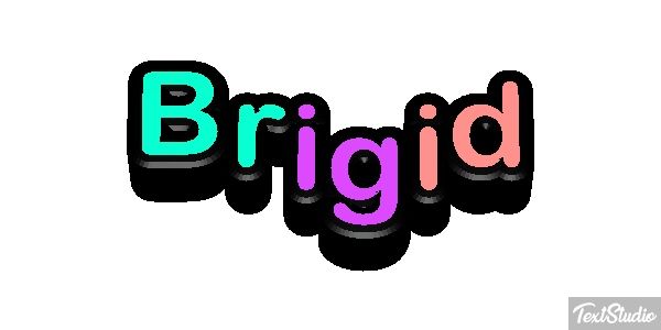 Brigid Text effect