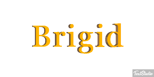 Brigid Text effect