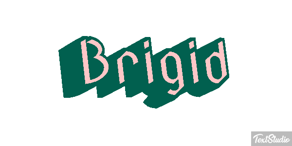 Brigid Text effect