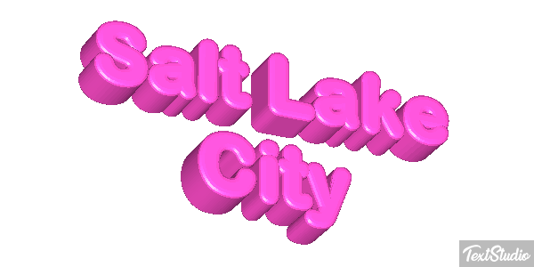 Salt Lake City Effetto testo