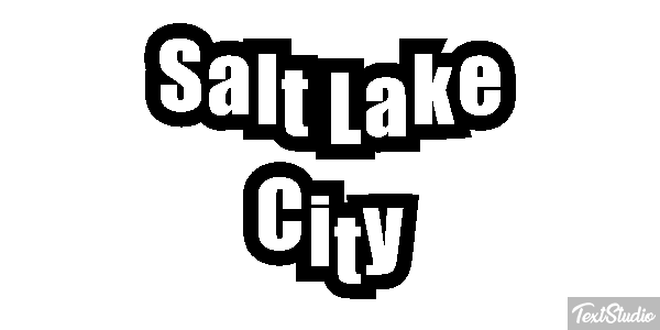 Salt Lake City Effetto testo