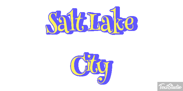 Salt Lake City Effetto testo