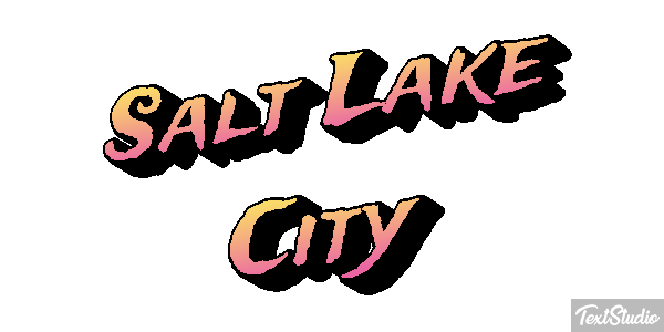 Salt Lake City Effetto testo