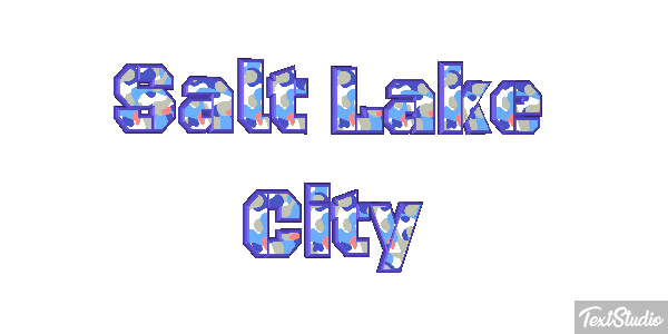Salt Lake City Effetto testo