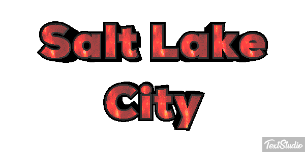Salt Lake City Effetto testo