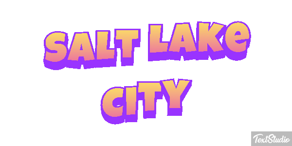 Salt Lake City Effetto testo