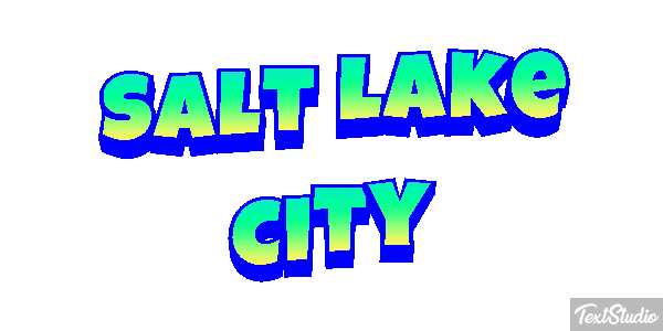 Salt Lake City Effetto testo