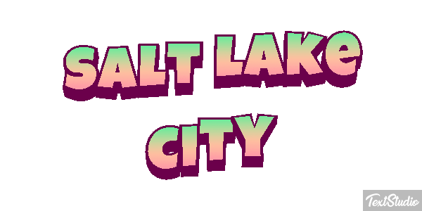Salt Lake City Effetto testo