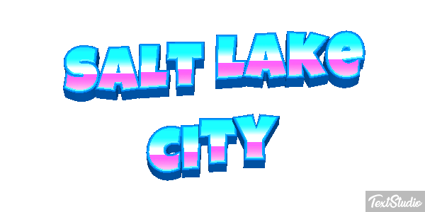 Salt Lake City Effetto testo