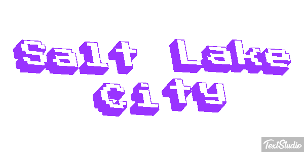 Salt Lake City Effetto testo