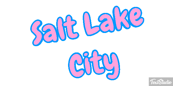 Salt Lake City Effetto testo