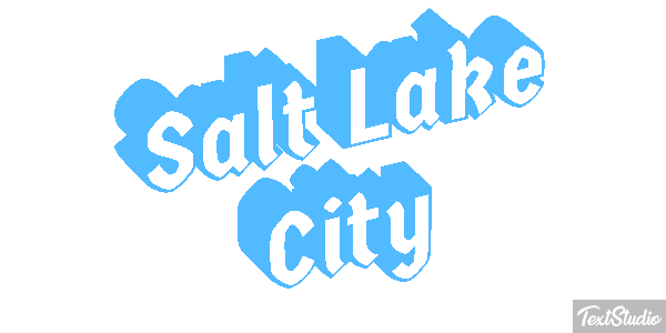 Salt Lake City Effetto testo