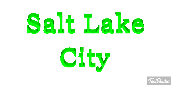 Salt Lake City Effetto testo