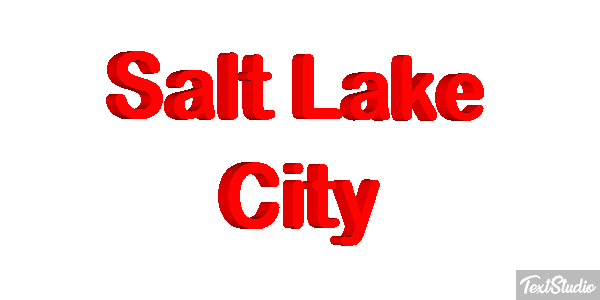 Salt Lake City Effetto testo
