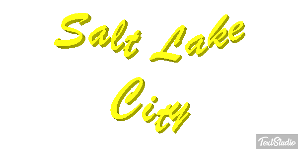 Salt Lake City Effetto testo