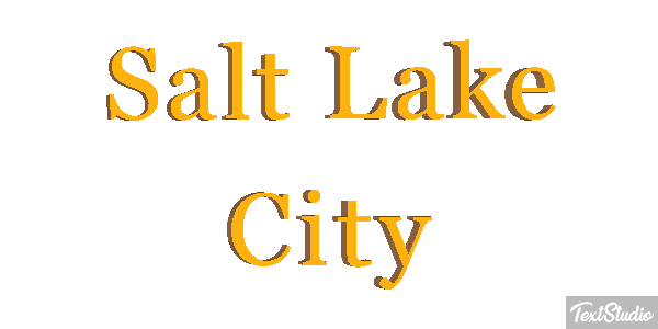 Salt Lake City Effetto testo