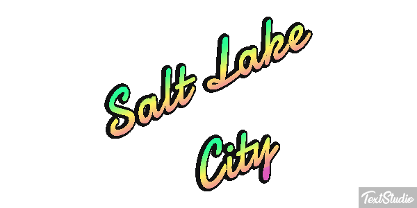 Salt Lake City Effetto testo