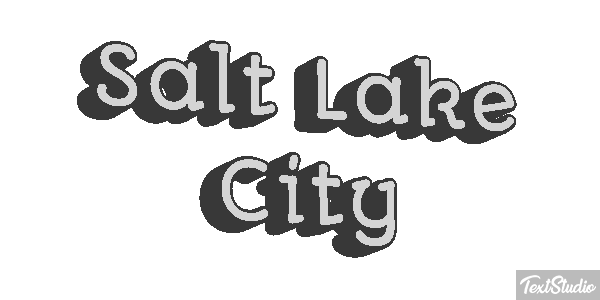 Salt Lake City Effetto testo