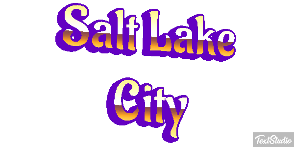 Salt Lake City Effetto testo