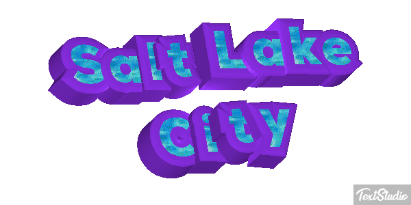 Salt Lake City Effetto testo