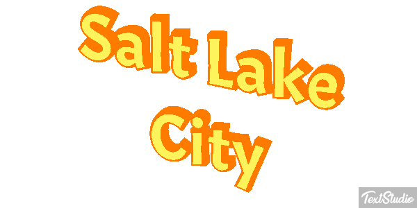 Salt Lake City Effetto testo