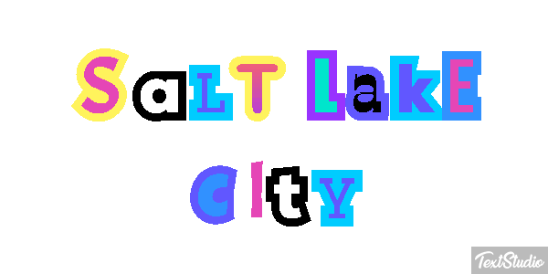 Salt Lake City Effetto testo