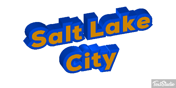 Salt Lake City Effetto testo