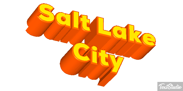Salt Lake City Effetto testo