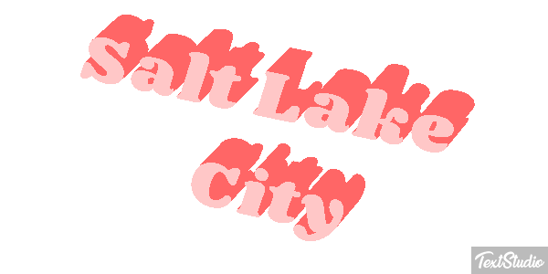 Salt Lake City Effetto testo