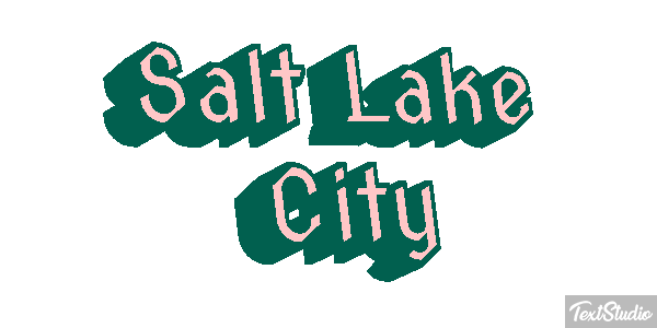 Salt Lake City Effetto testo