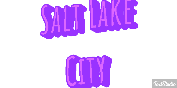 Salt Lake City Effetto testo