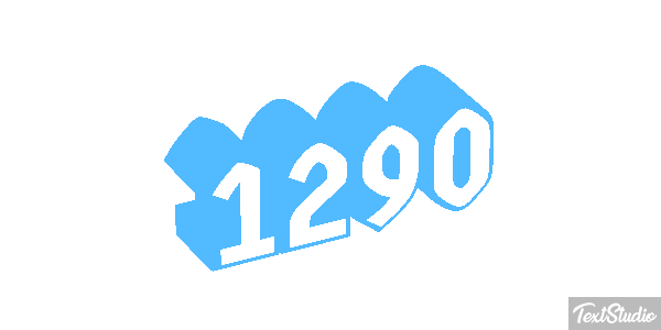 1290 Tekst effect