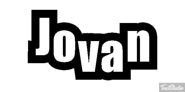 Jovan Text effect