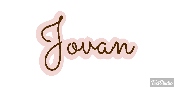 Jovan Text effect