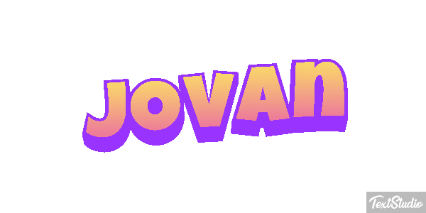 Jovan Text effect