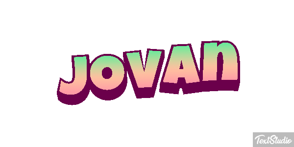 Jovan Text effect