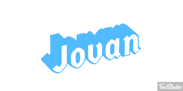 Jovan Text effect