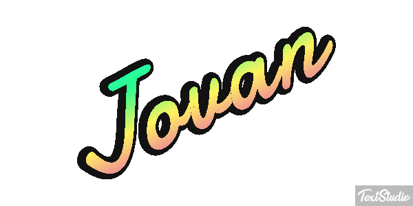 Jovan Text effect