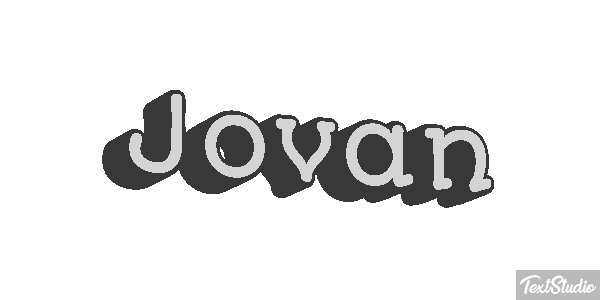 Jovan Text effect