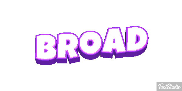 Broad Texteffekt